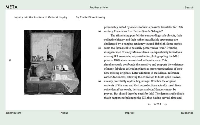 META journal article at ICI 8